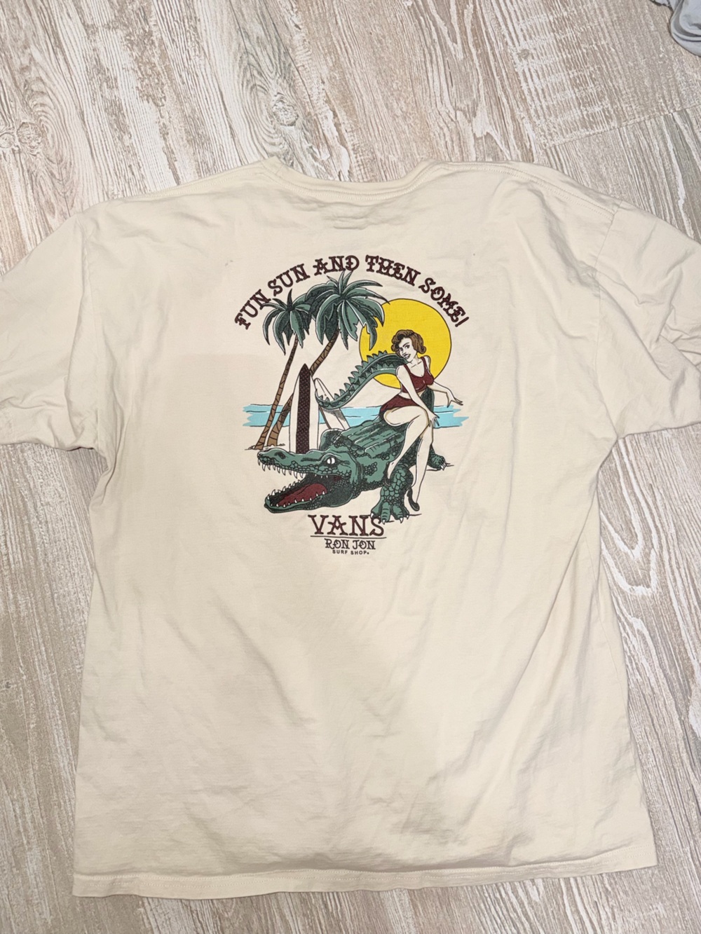 Vans Off-White Short Sleeve Logo Tee